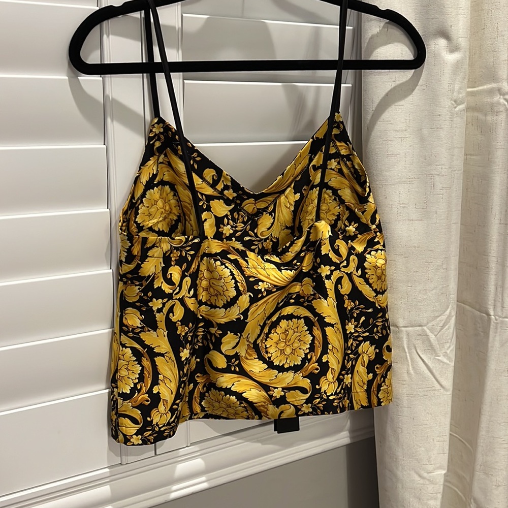 Versace Barocco Printed Silk Camisole - Picture 5 of 7
